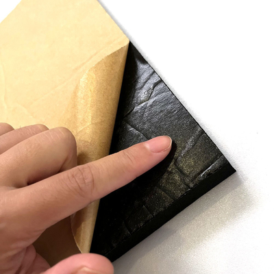 الصفحة الخلوية من المطاط EPDM ذاتية الالتصاق الأسود ورق الألومنيوم الرغوة الملصقة ذات الجانب الواحد