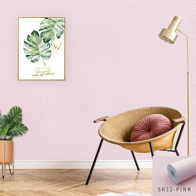 المكرونات المنسوجة 3d Pe Foam Wall Sticker ورق الألومنيوم في الأسفل لغرفة النوم