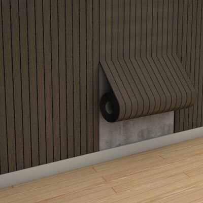 ورق جدران من الخشب المرن المقاوم للحريق من مادة PVC للديكور المنزلي