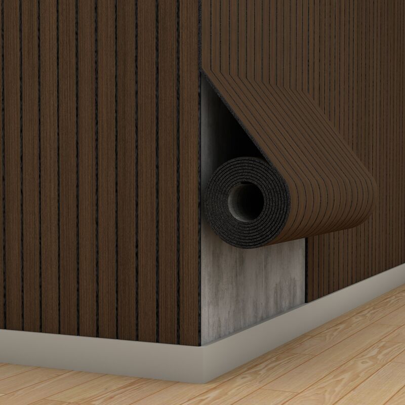 ألواح حائط من الخشب الناعم مع طبقة رغوة IXPE لديكور المنزل الرفاهي